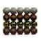 40 Pack 2.25" Forest Solid & Glitter Shatterproof Ornaments by Ashland®